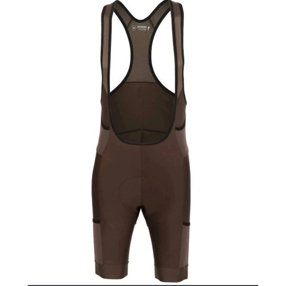 Specialized Men's XL ADV SWAT Bib Shorts Brown UPF 50+ One Piece Pockets